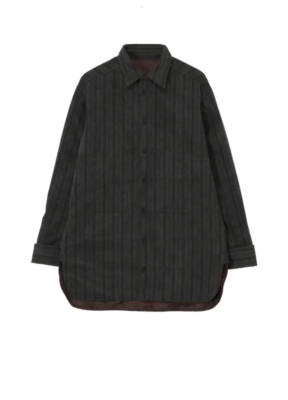 COTTON ST PIGMENT WASHED ST BLOUSE WITH LINING made by Yohji Yamamoto