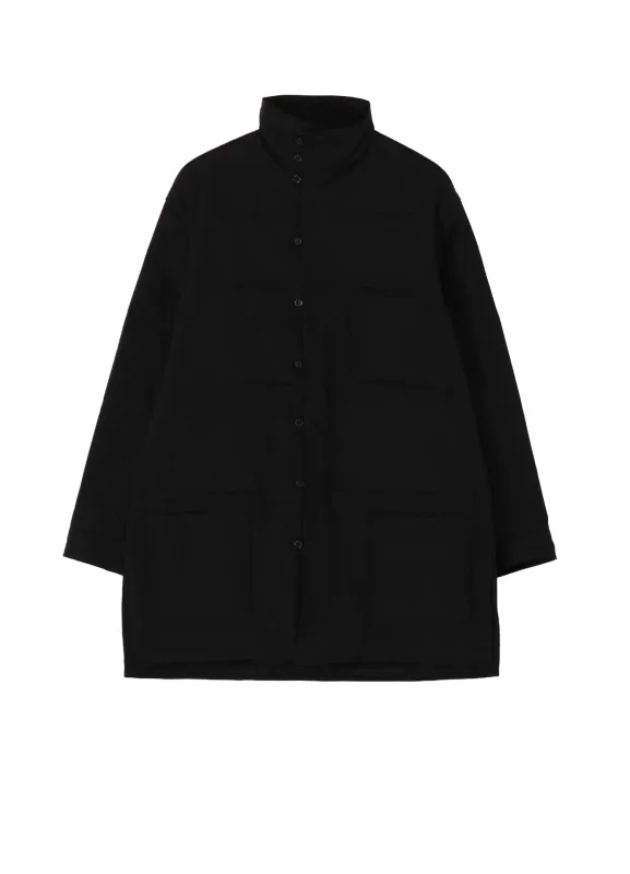 100/2 BROAD LOOP BUTTON PADDED BLOUSE sold by Yohji Yamamoto
