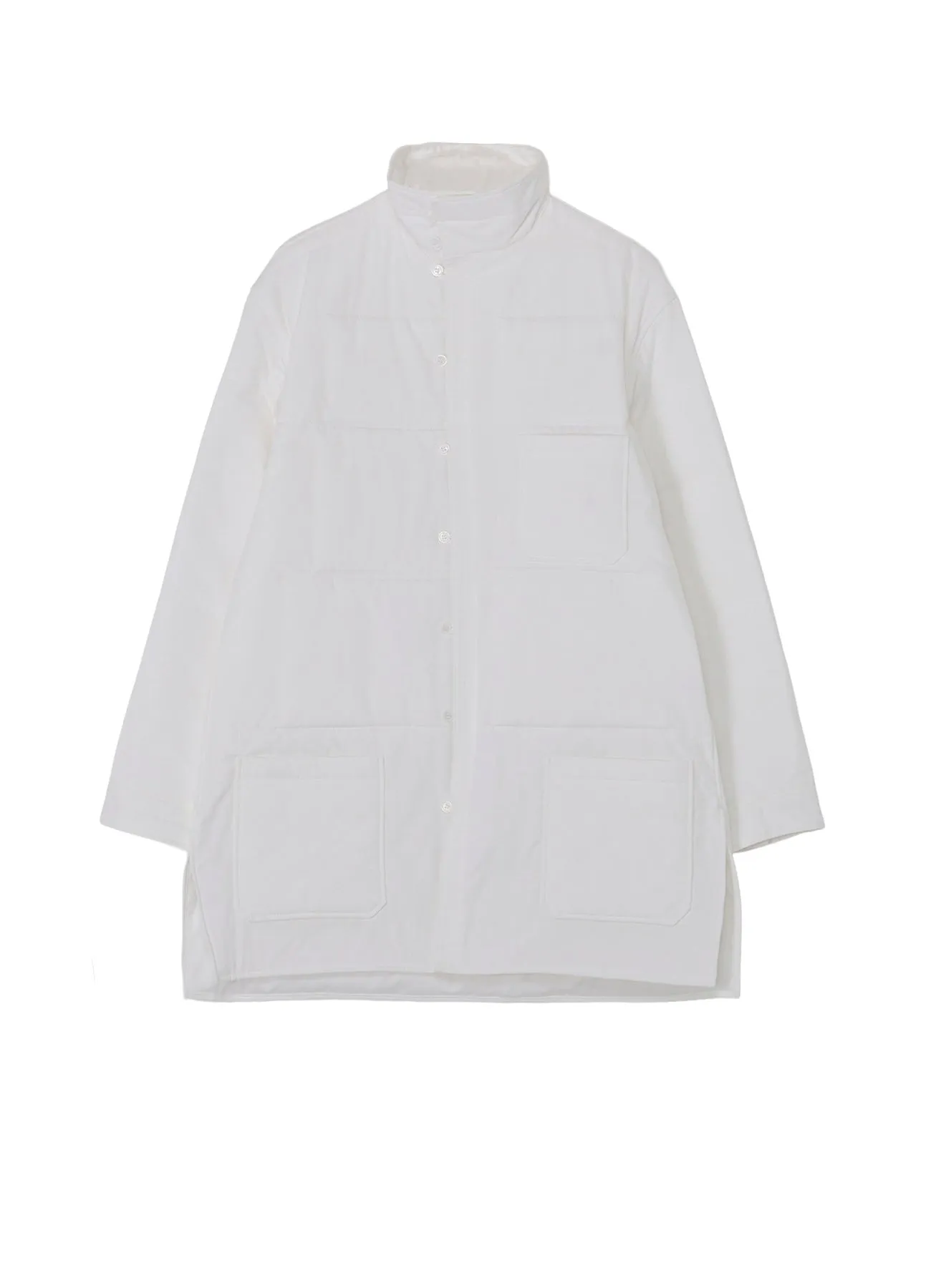 100/2 BROAD LOOP BUTTON PADDED BLOUSE sold by Yohji Yamamoto
