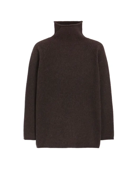 FINE MERINO WOOL RAGLAN TURTLE NECK sold by Yohji Yamamoto