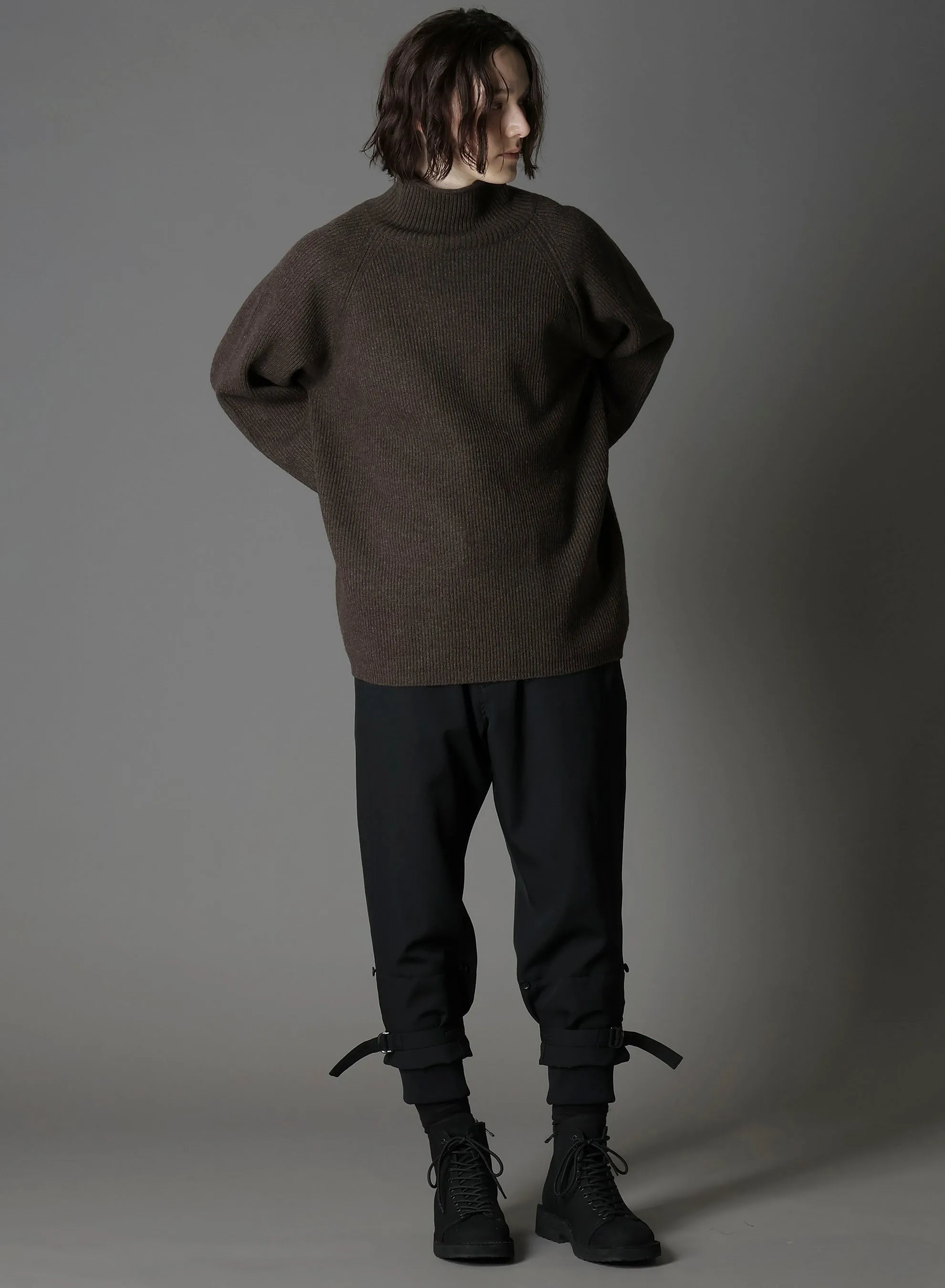FINE MERINO WOOL RAGLAN TURTLE NECK sold by Yohji Yamamoto product image thumbnail 5