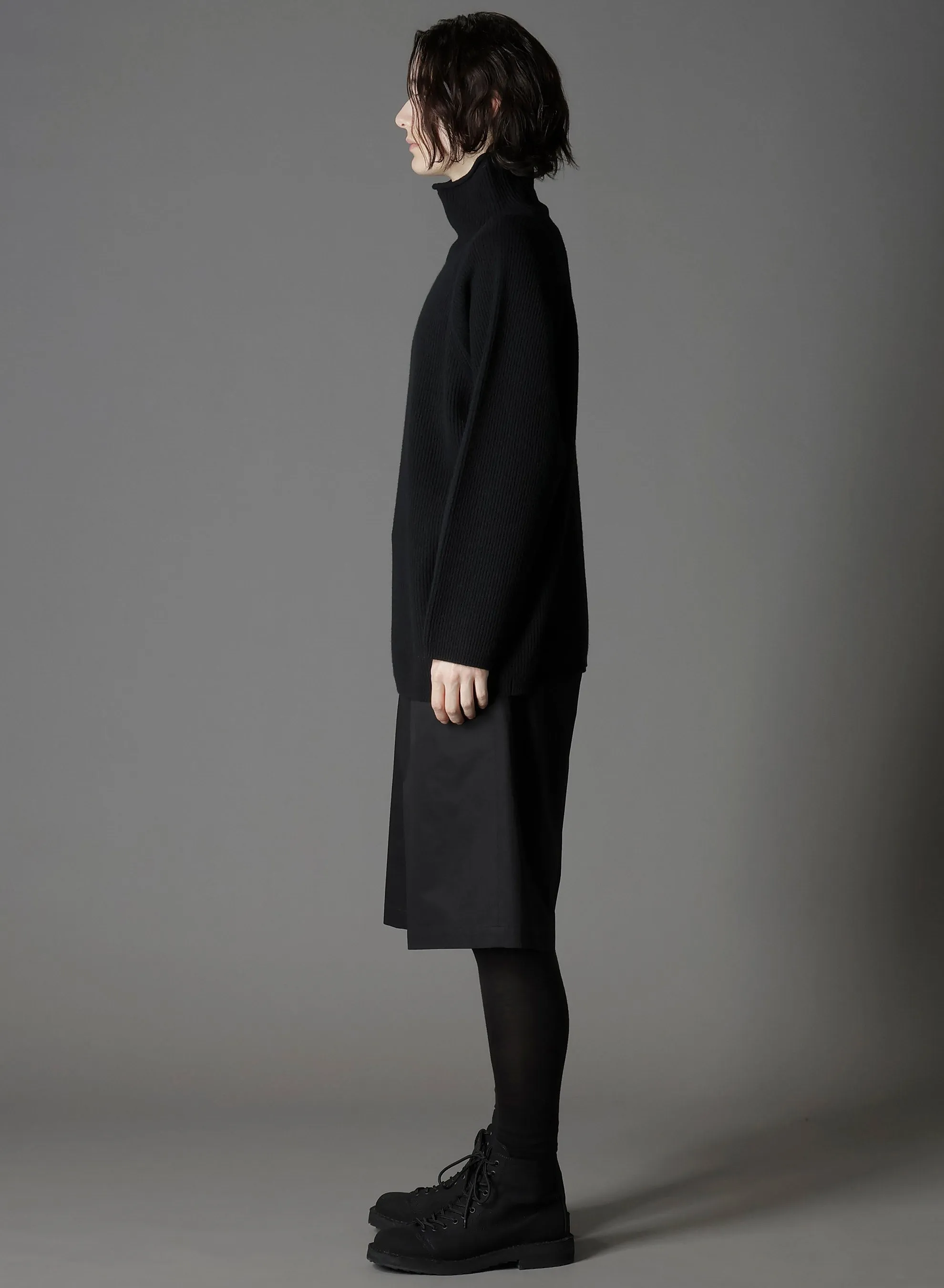 FINE MERINO WOOL RAGLAN TURTLE NECK sold by Yohji Yamamoto product image thumbnail 3