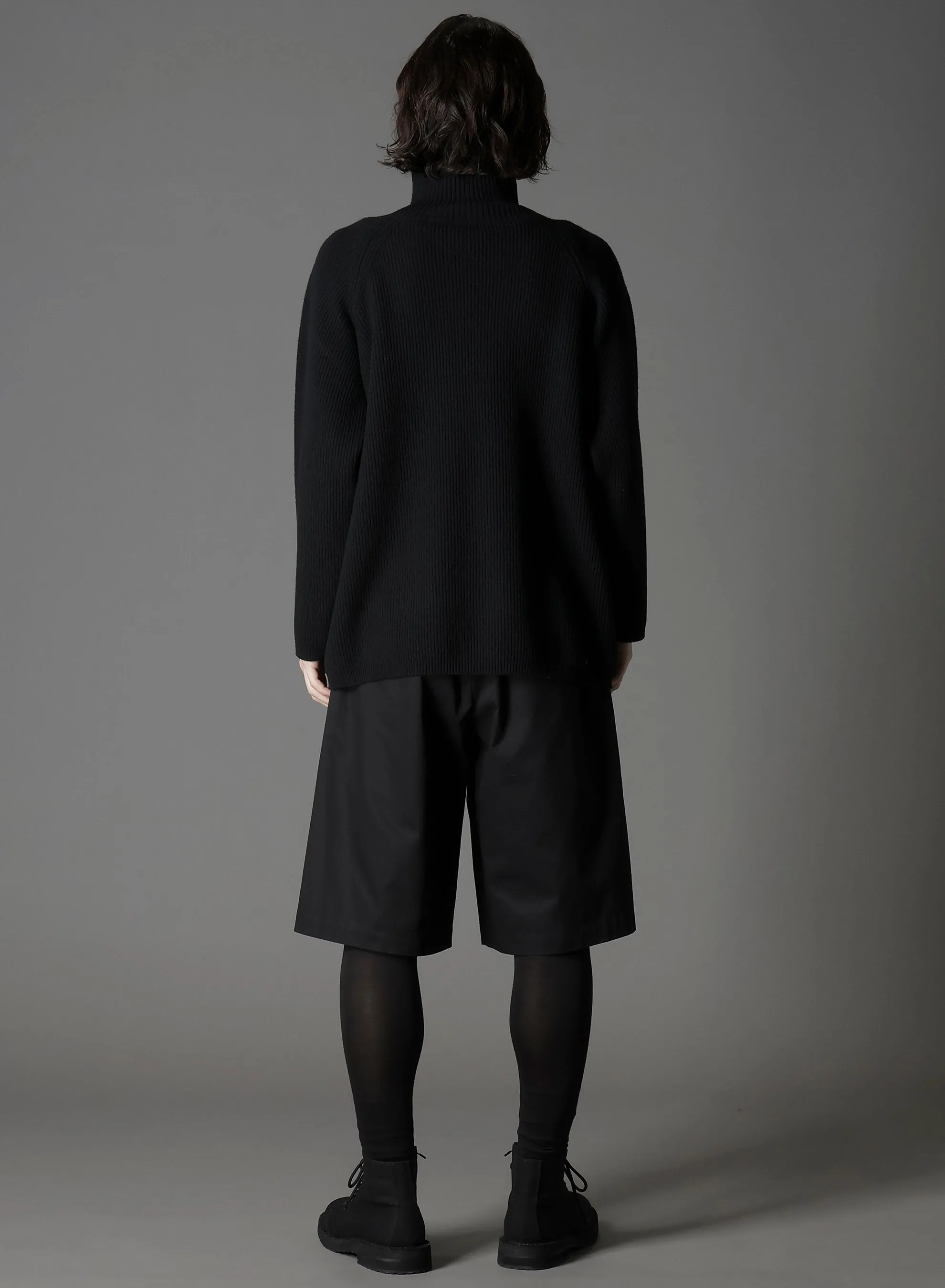 FINE MERINO WOOL RAGLAN TURTLE NECK sold by Yohji Yamamoto product image thumbnail 4