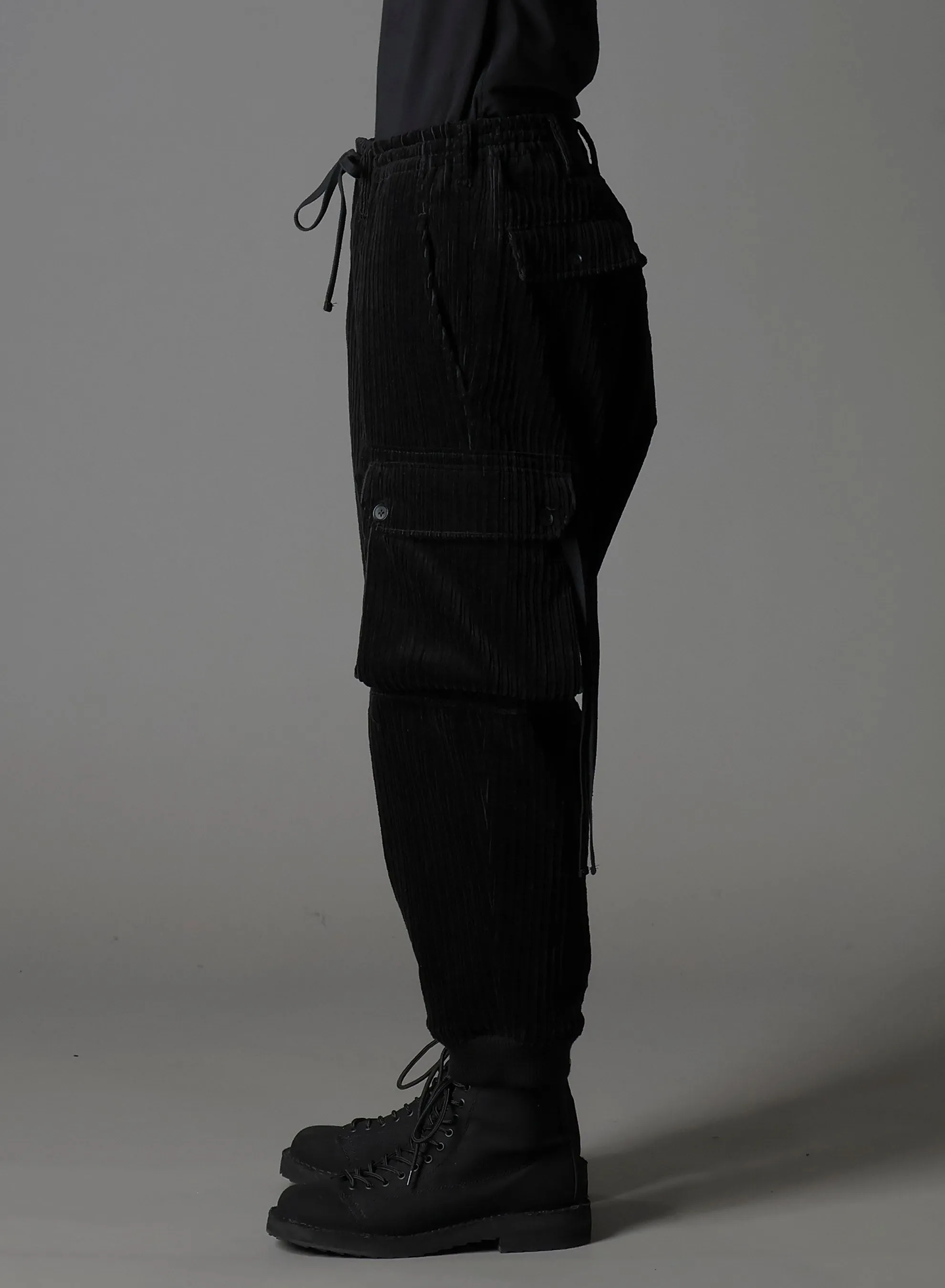 PAIR CORDUROY AIR TURNING RIBBED HEM CARGO sold by Yohji Yamamoto product image thumbnail 4