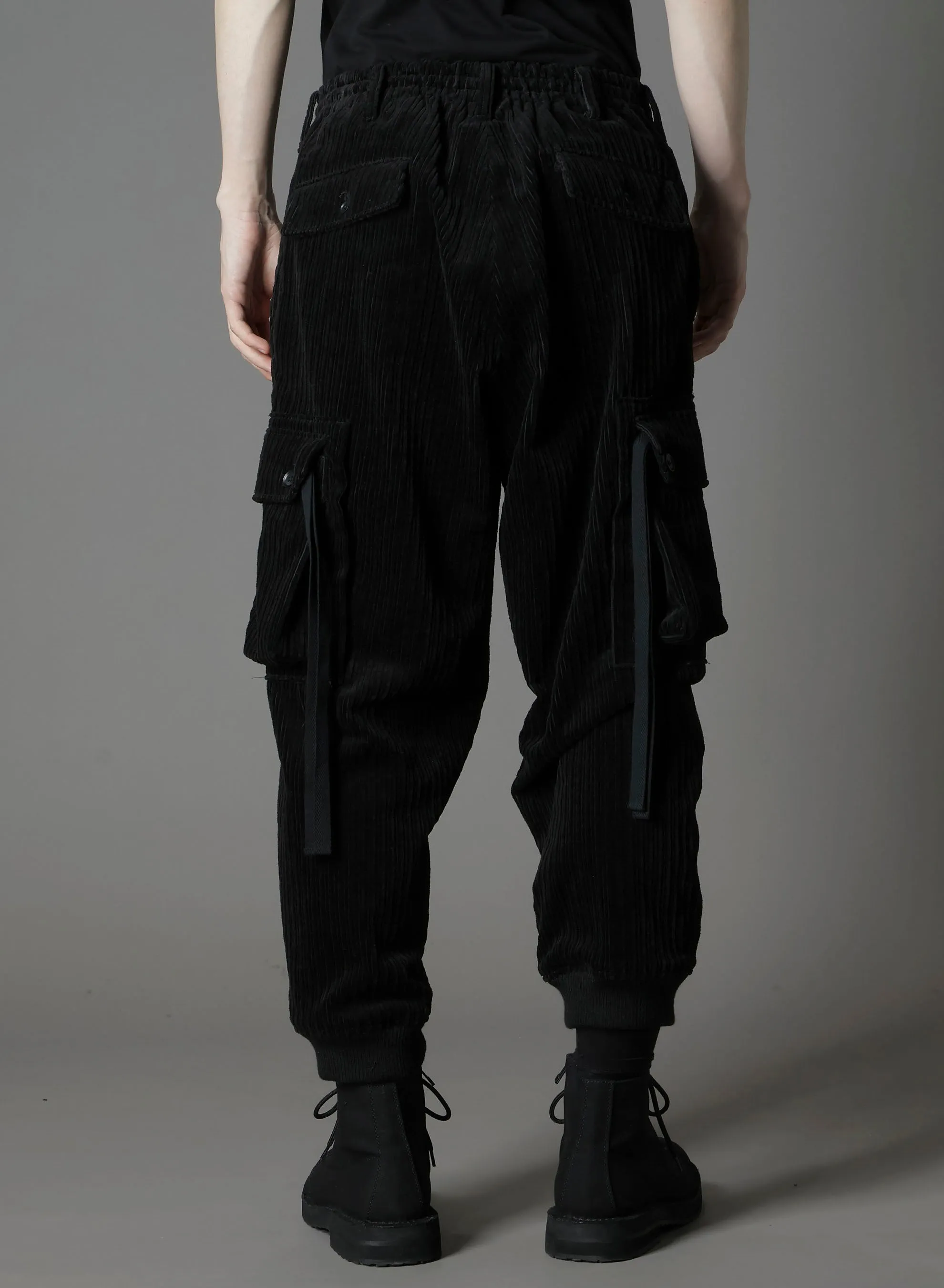 PAIR CORDUROY AIR TURNING RIBBED HEM CARGO sold by Yohji Yamamoto product image thumbnail 5
