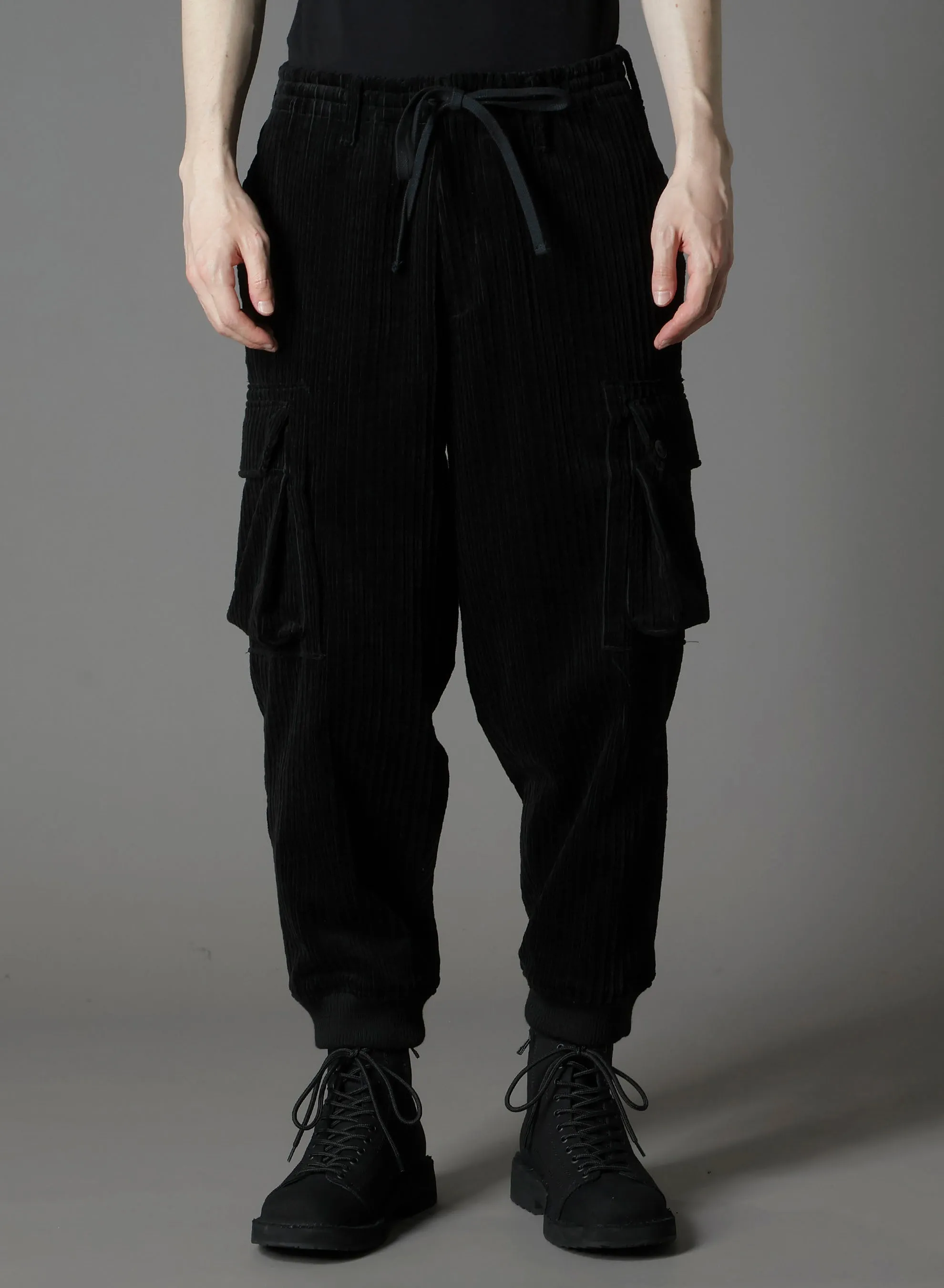 PAIR CORDUROY AIR TURNING RIBBED HEM CARGO sold by Yohji Yamamoto product image thumbnail 3