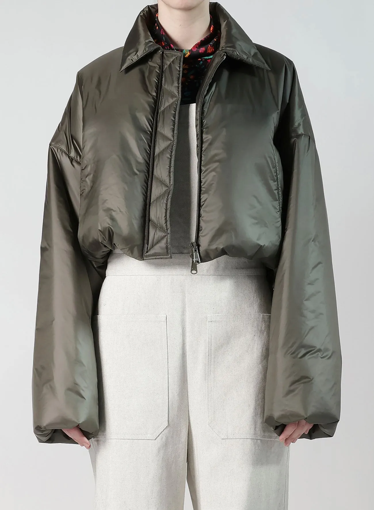 NYLON TAFTA PADDED BLOUSON sold by Yohji Yamamoto product image thumbnail 5