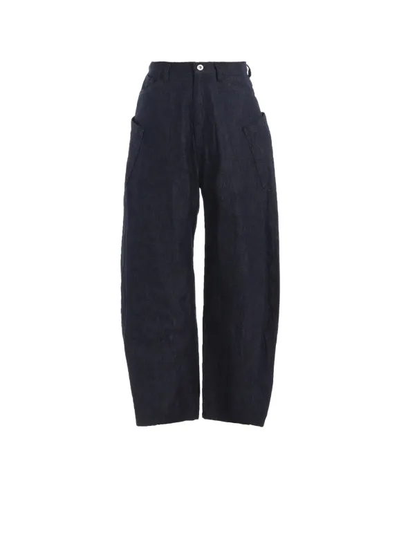 8oz DENIM SIDE DARTS PANTS sold by Yohji Yamamoto