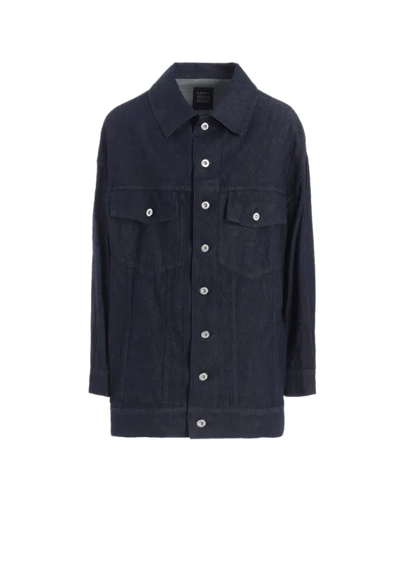 8oz DENIM BIG JACKET sold by Yohji Yamamoto