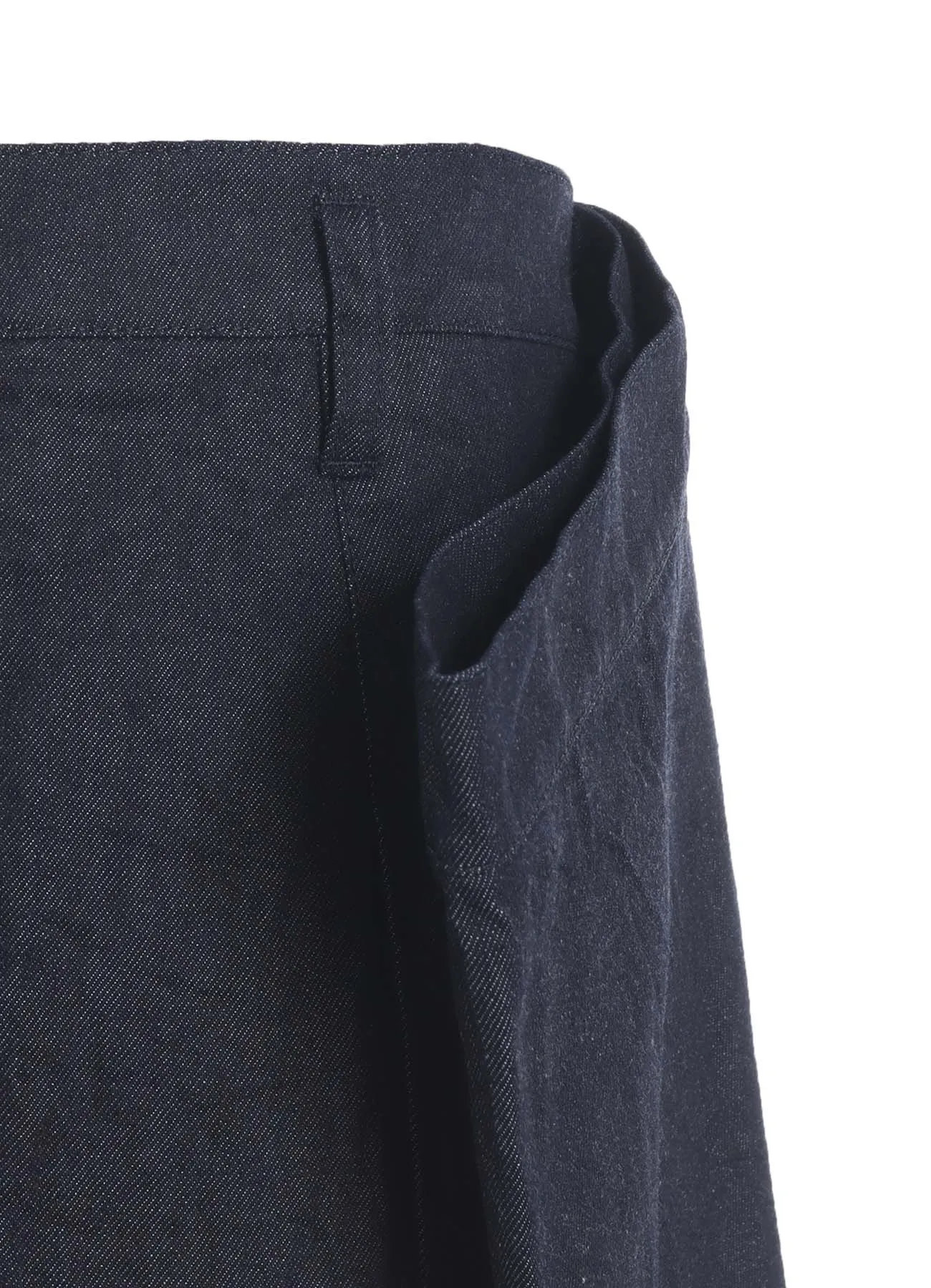 8oz DENIM SIDE DROP SKIRT sold by Yohji Yamamoto product image thumbnail 5