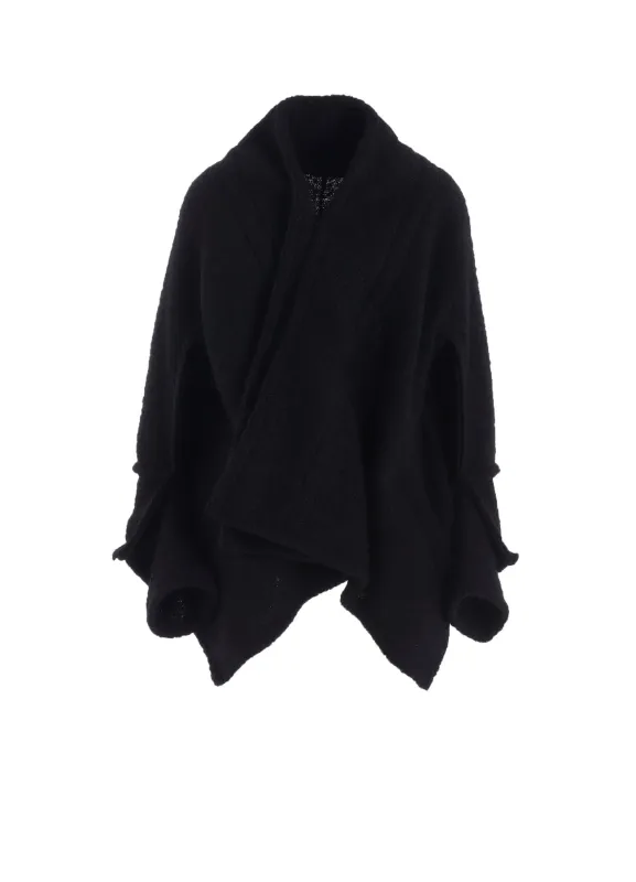 LOOP INLAY FRILLED COLLAR JACKET sold by Yohji Yamamoto