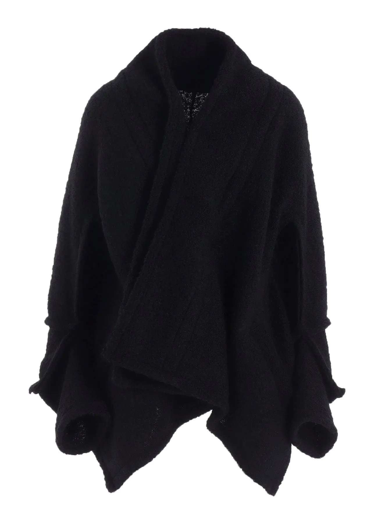LOOP INLAY FRILLED COLLAR JACKET sold by Yohji Yamamoto product image thumbnail 2