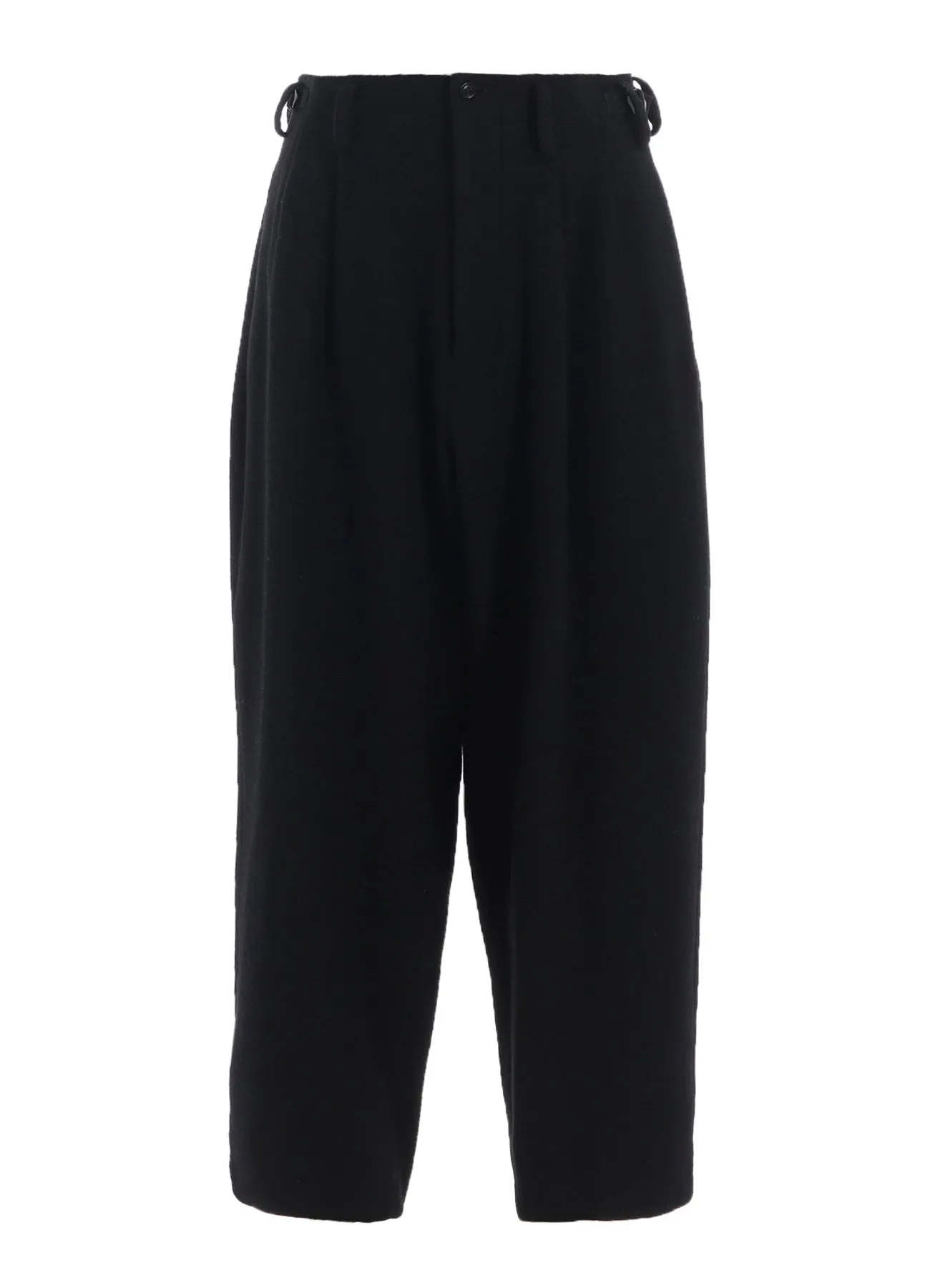 BIG HERRINGBONE DOUBLE TUCK WIDE PANTS sold by Yohji Yamamoto product image thumbnail 2