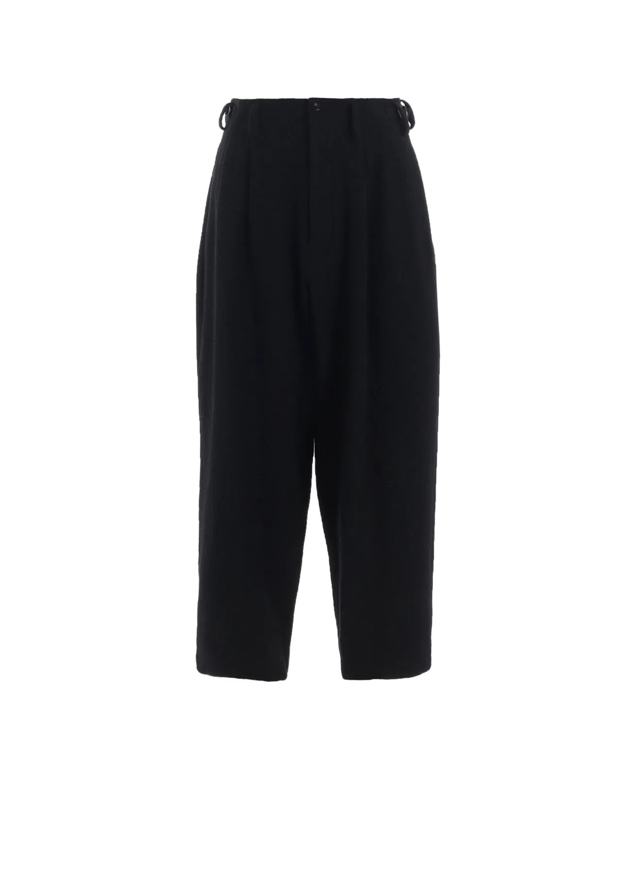 BIG HERRINGBONE DOUBLE TUCK WIDE PANTS sold by Yohji Yamamoto