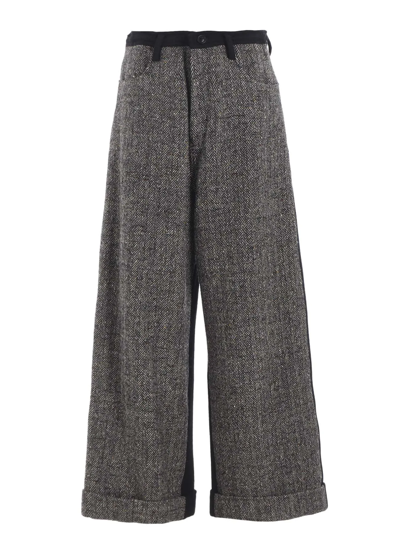 BIG HERRINGBONE WIDE PANTS sold by Yohji Yamamoto product image thumbnail 2