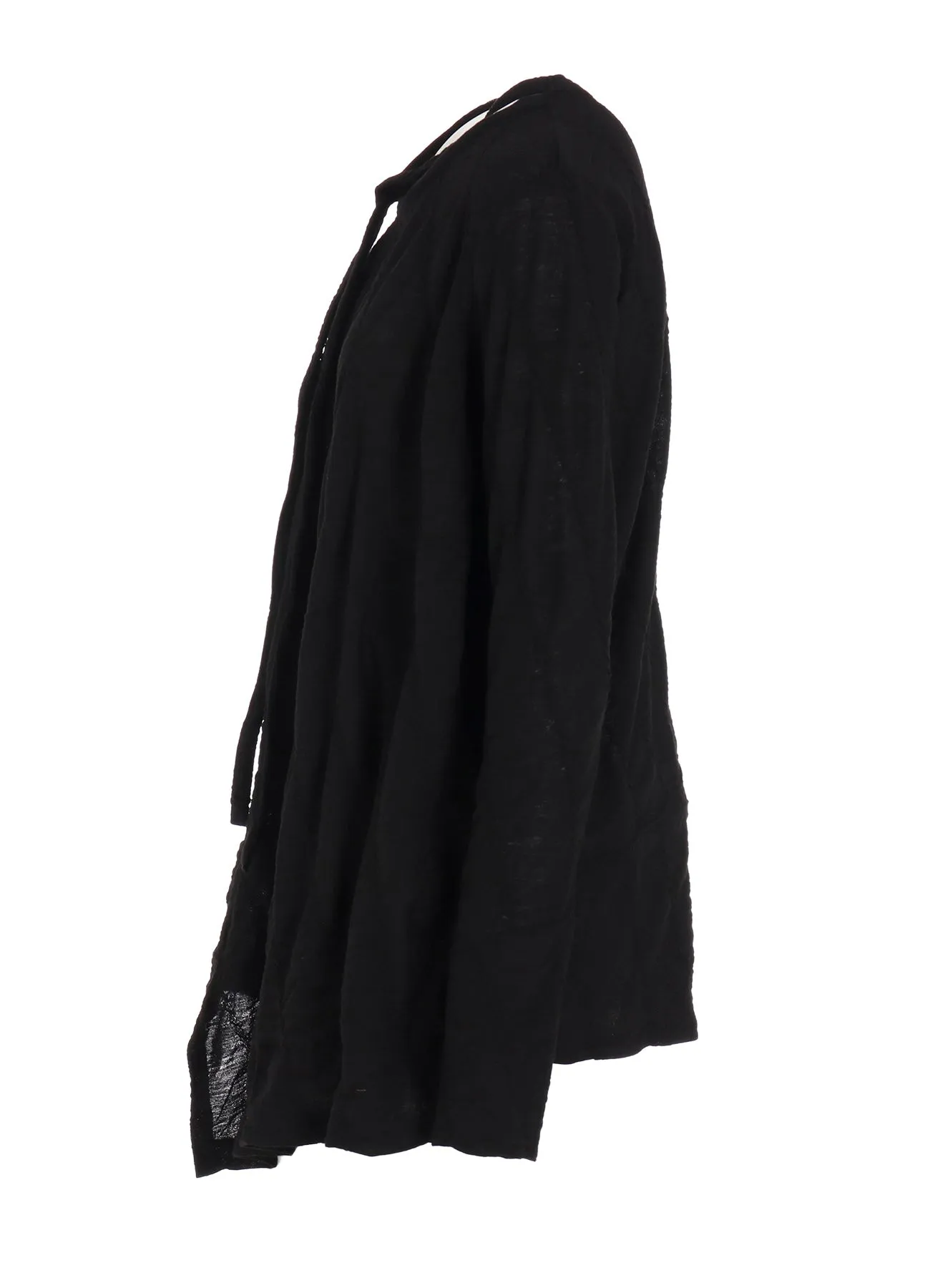 DIAGONAL CABLE JQ STRING COLLAR LONG T sold by Yohji Yamamoto product image thumbnail 3