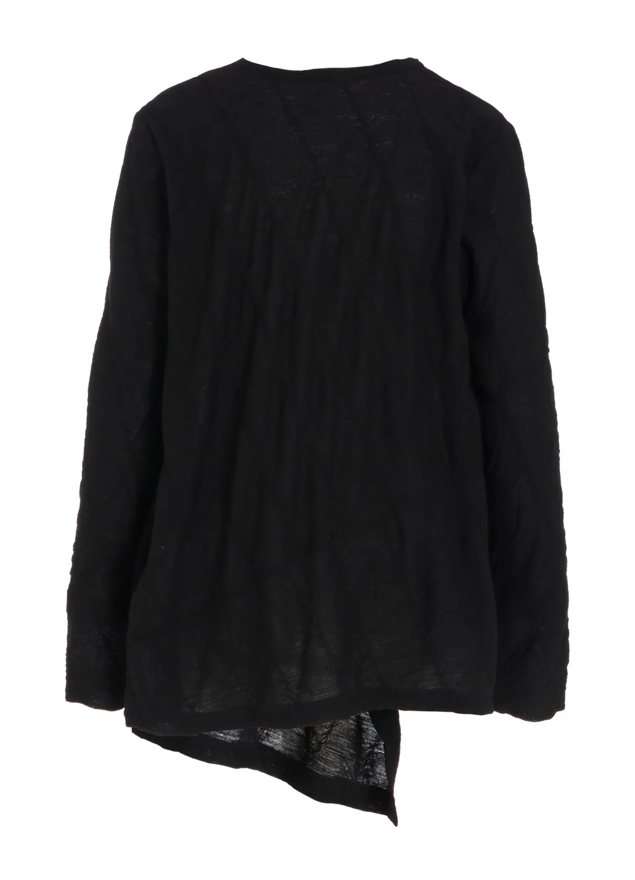 DIAGONAL CABLE JQ STRING COLLAR LONG T sold by Yohji Yamamoto product image thumbnail 4