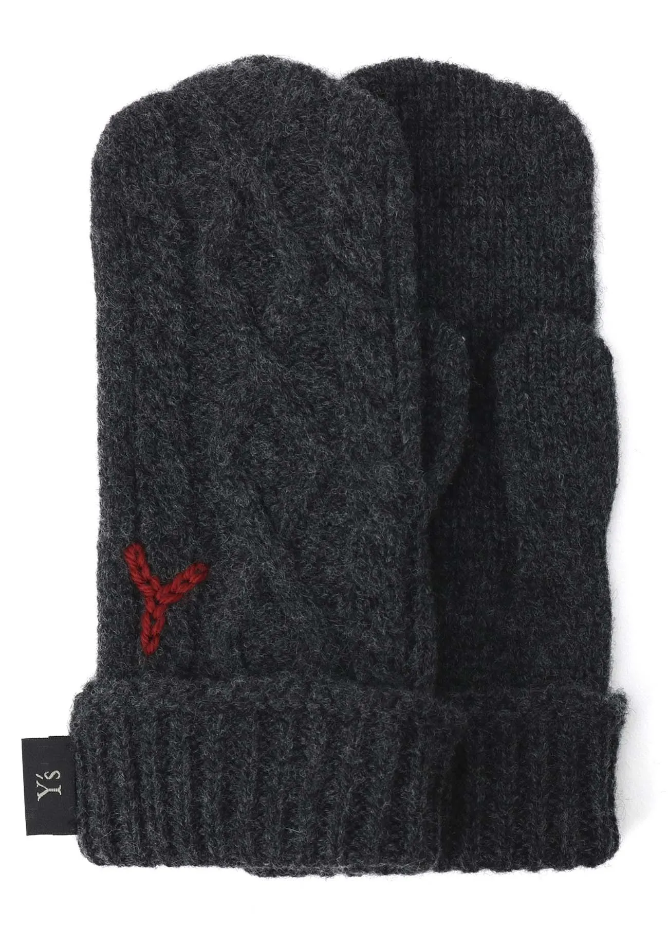 WOOL NYLON MITTENS sold by Yohji Yamamoto product image thumbnail 2