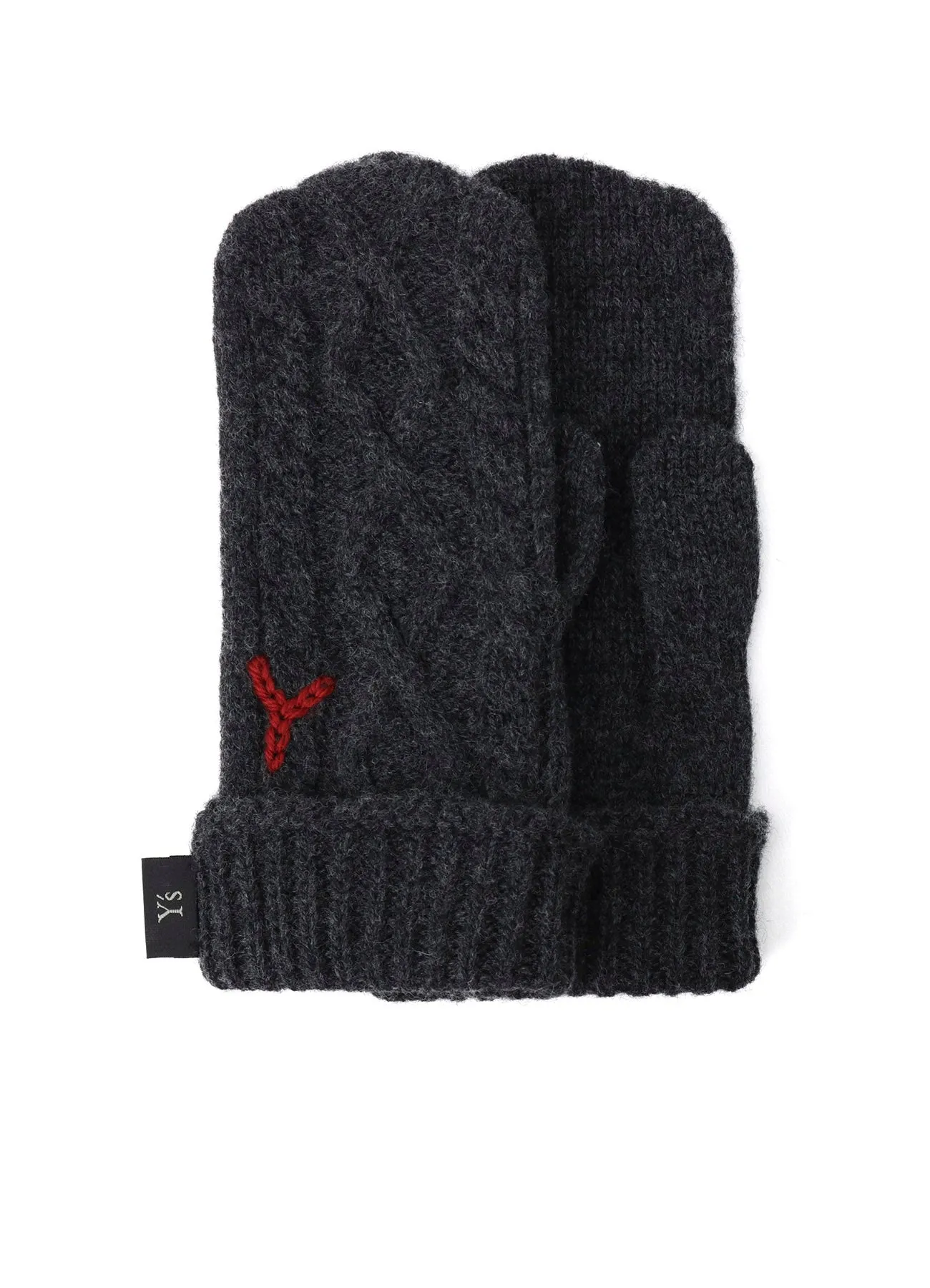 WOOL NYLON MITTENS sold by Yohji Yamamoto