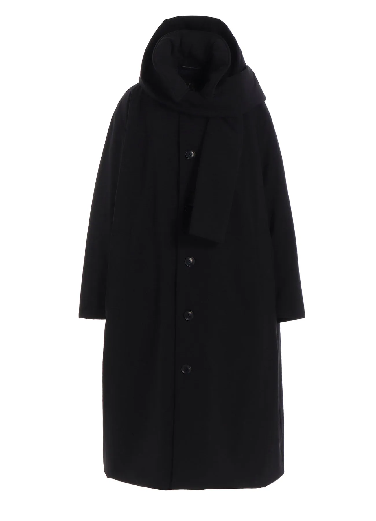 PE/TAFTA DETACHABLE HOODED COAT sold by Yohji Yamamoto product image thumbnail 2