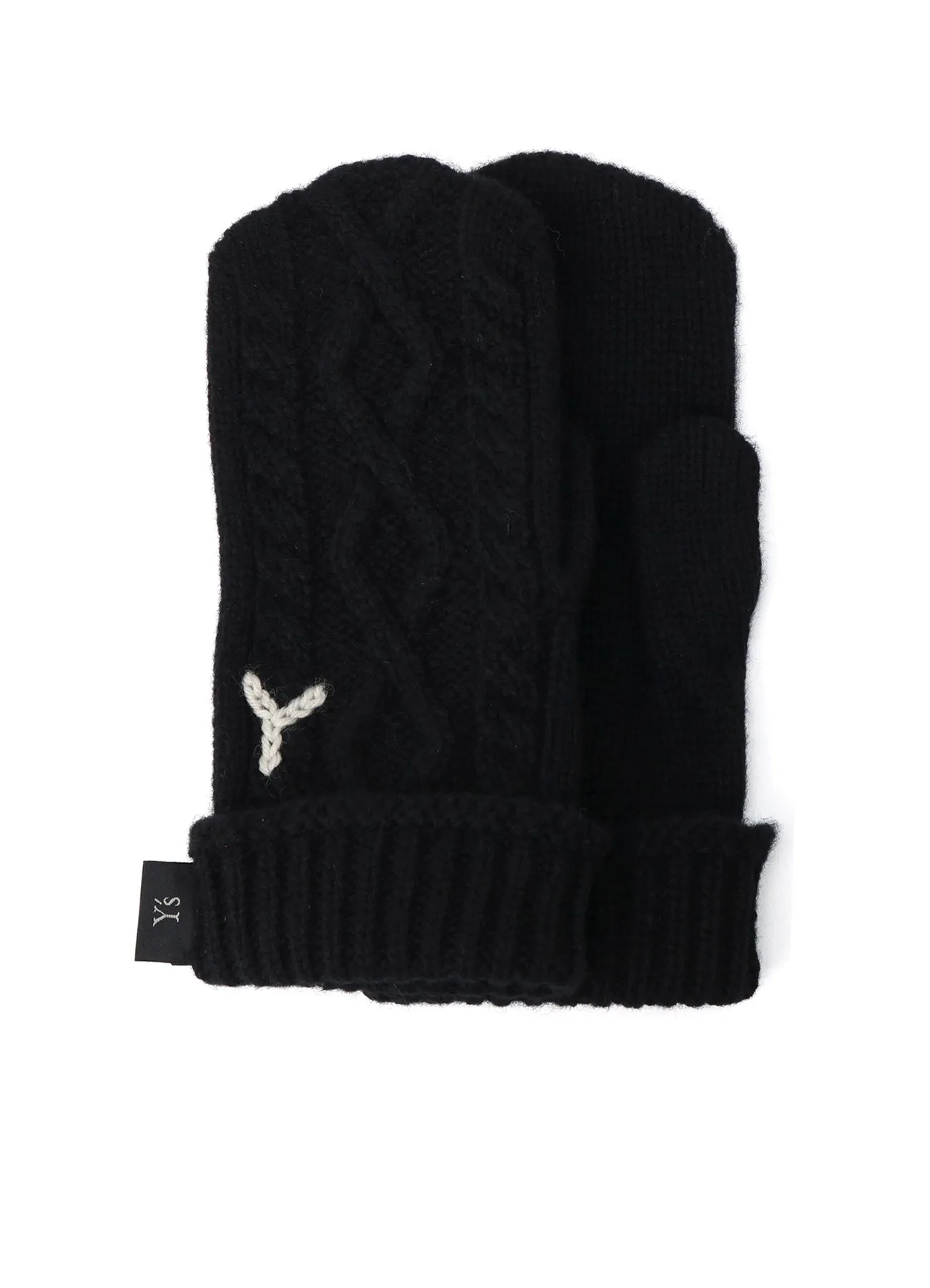 WOOL NYLON MITTENS sold by Yohji Yamamoto