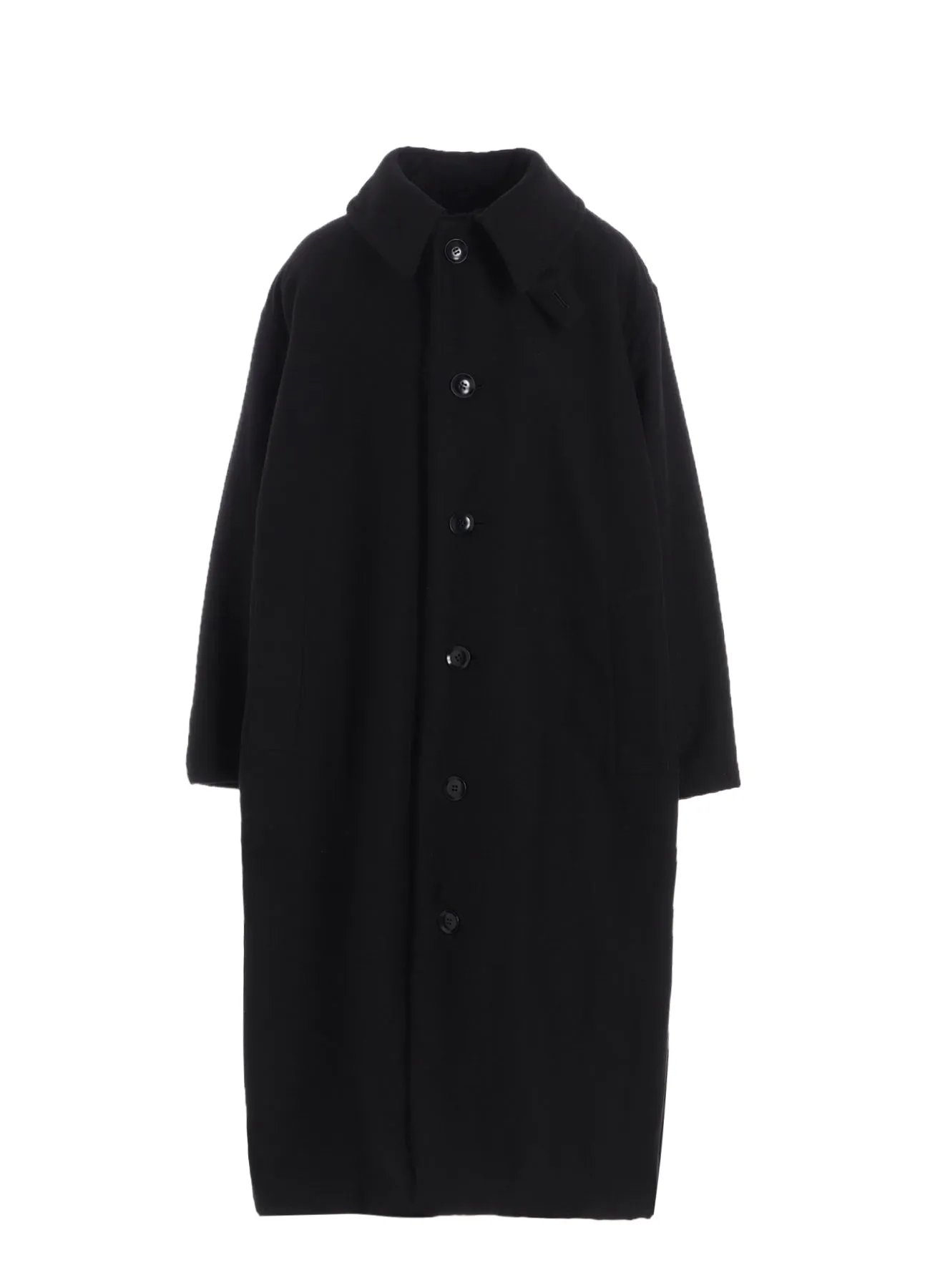 COTTON/FLAX MOLESKIN DETACHABLE HOODIE COAT sold by Yohji Yamamoto product image thumbnail 3