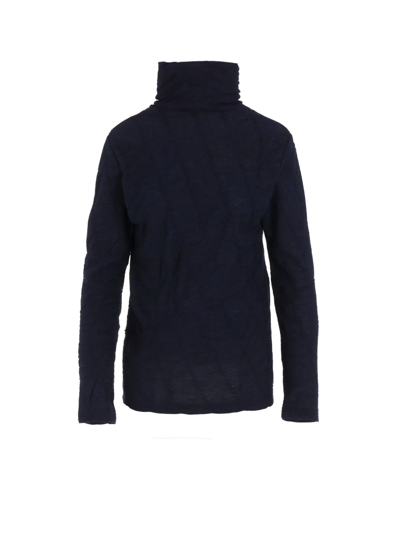 TUCKED DIAGONAL CABLE JQ HIGH NECK LONG T sold by Yohji Yamamoto