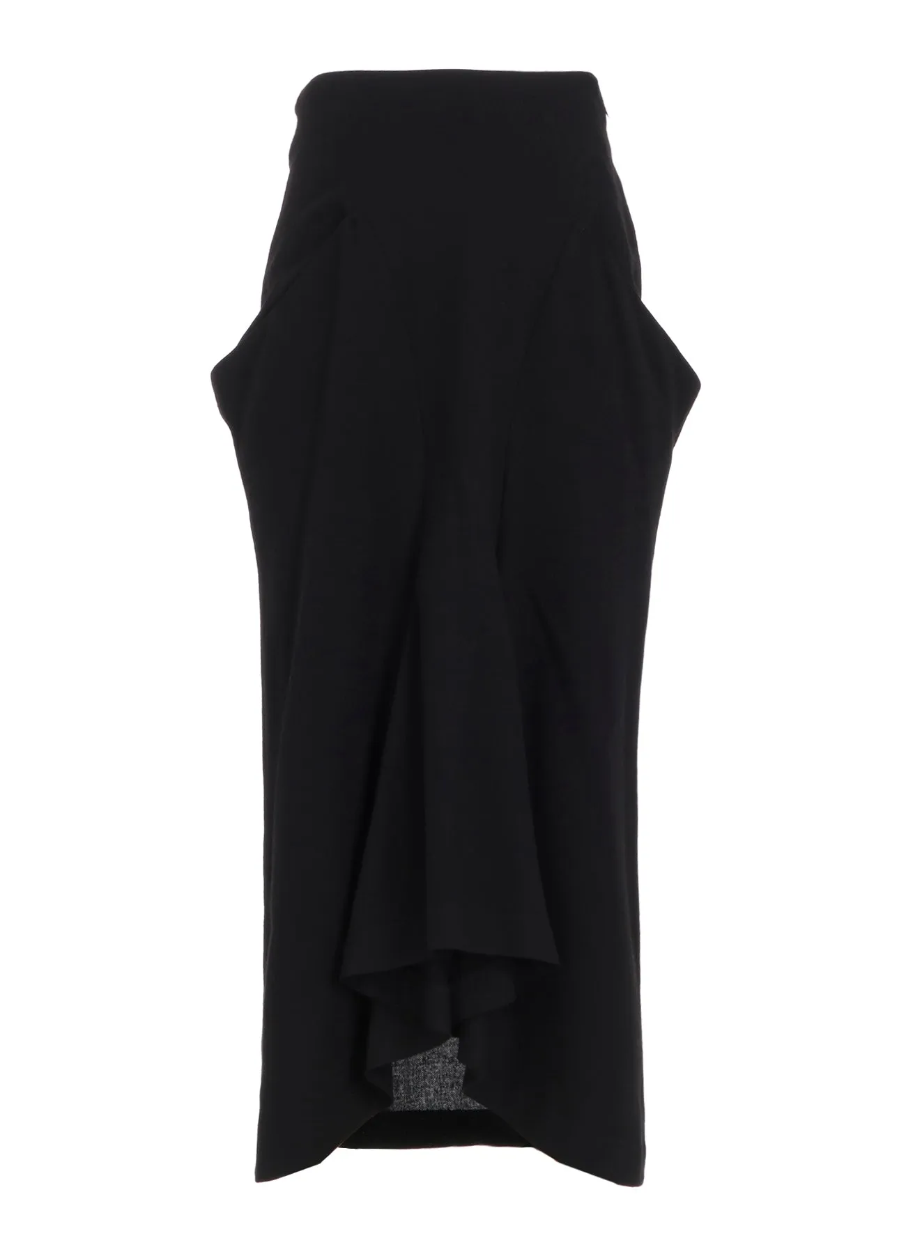 W/RY WASHER PROCESSED GAUZE DROP SKIRT sold by Yohji Yamamoto product image thumbnail 2