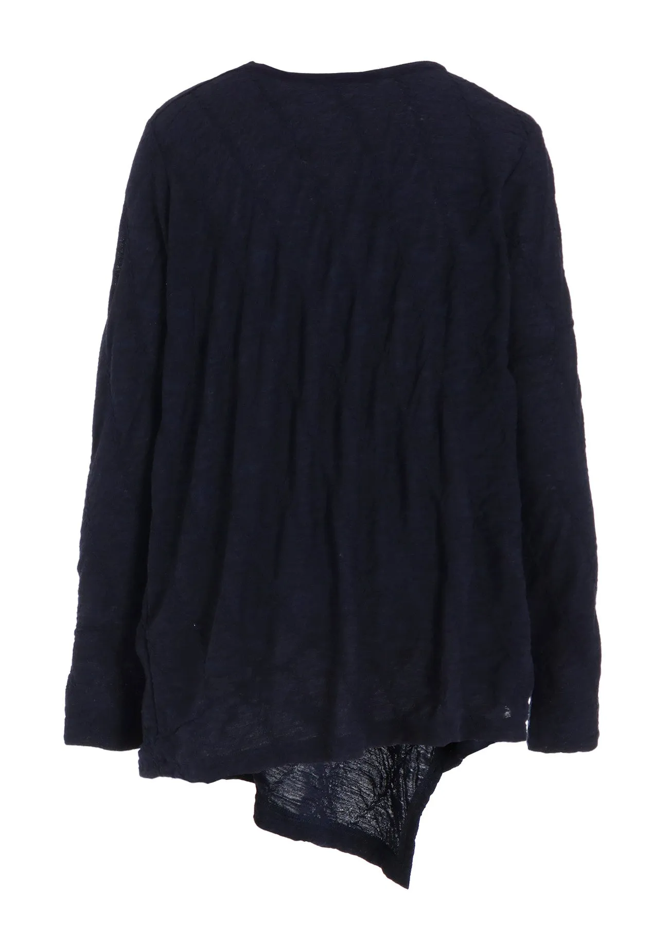 DIAGONAL CABLE JQ STRING COLLAR LONG T sold by Yohji Yamamoto product image thumbnail 3