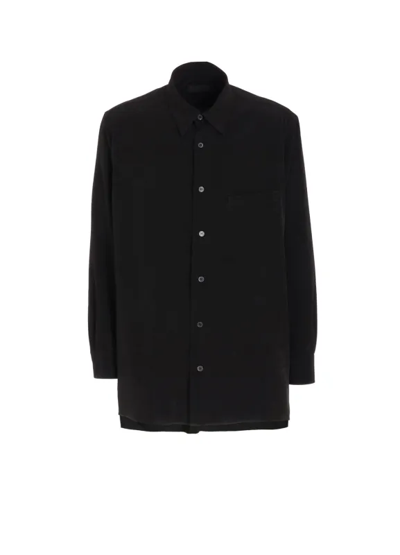 CREPE de CHINE REGULAR SHIRTS sold by Yohji Yamamoto