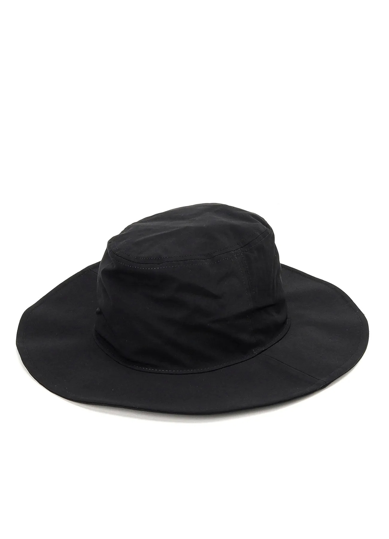 CREPE de CHINE LONG BRIM HAT sold by Yohji Yamamoto