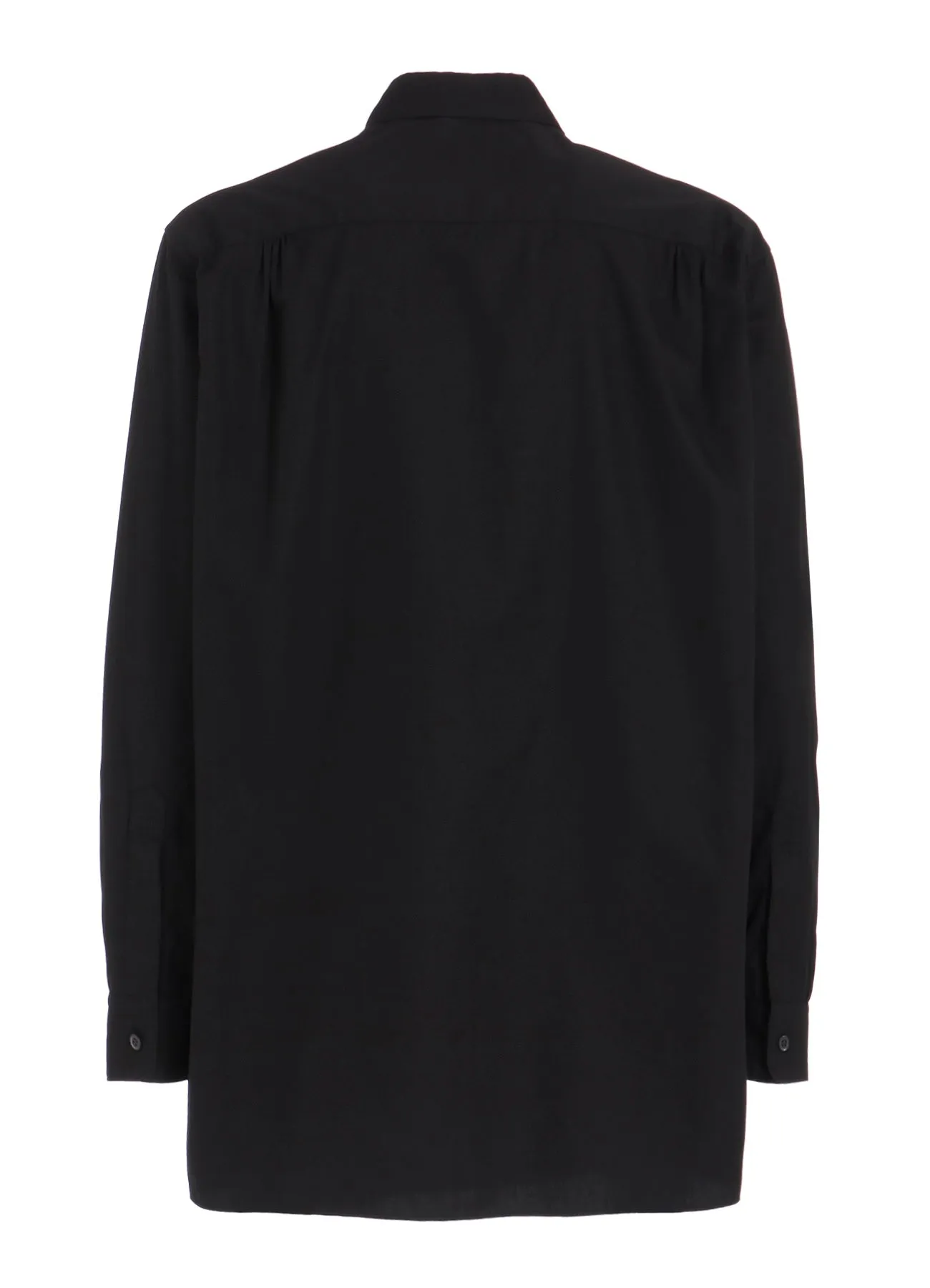 COTTON BROAD RIBON STAND COLLAR SHIRT sold by Yohji Yamamoto product image thumbnail 4