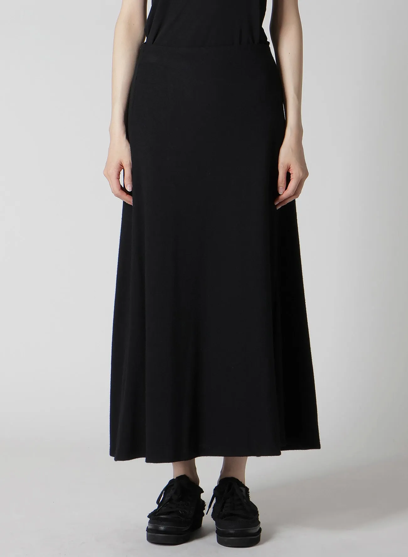 SOFT WOLLEN 1/14 B FOLDED DETAIL SKIRT sold by Yohji Yamamoto product image thumbnail 2