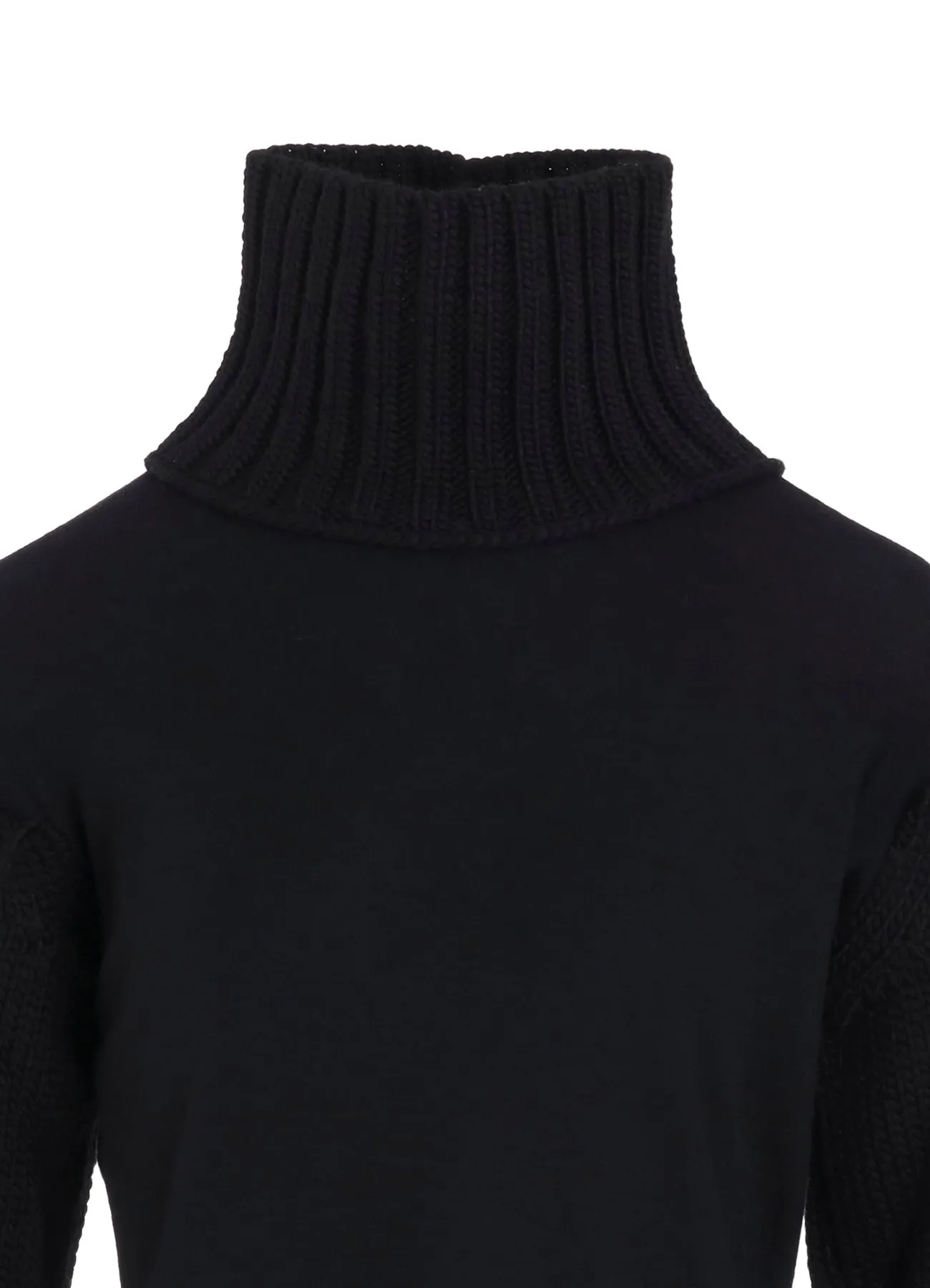 WOOL INTERLOCK SNOW PATTERN HIGH NECK PO sold by Yohji Yamamoto product image thumbnail 5