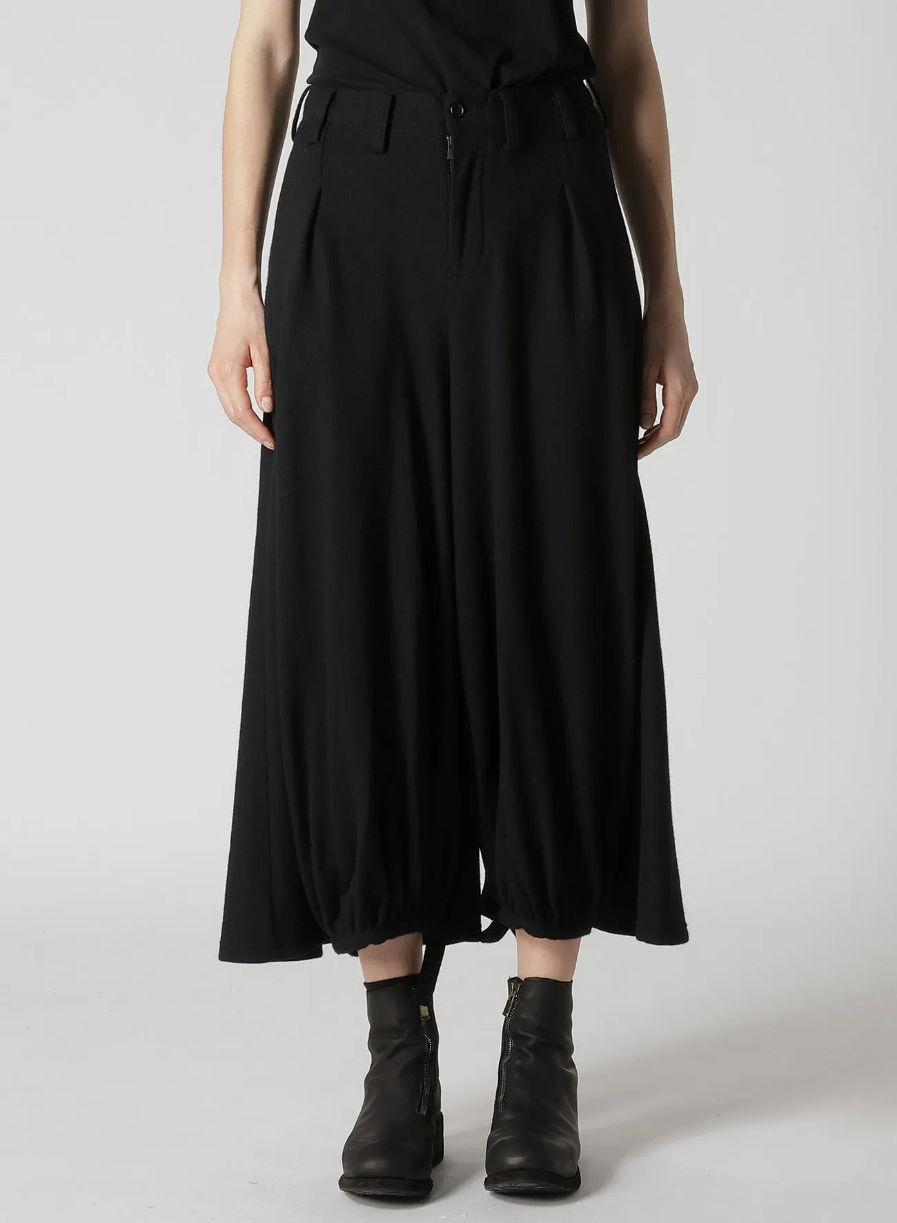 SOFT WOLLEN 1/14 F GATHERED PANTS sold by Yohji Yamamoto product image thumbnail 2