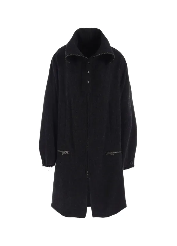 TWEED CLOTH B COLLAR COAT sold by Yohji Yamamoto