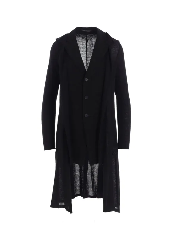 SLAB DE SHINE  COMBINATION JACKET sold by Yohji Yamamoto