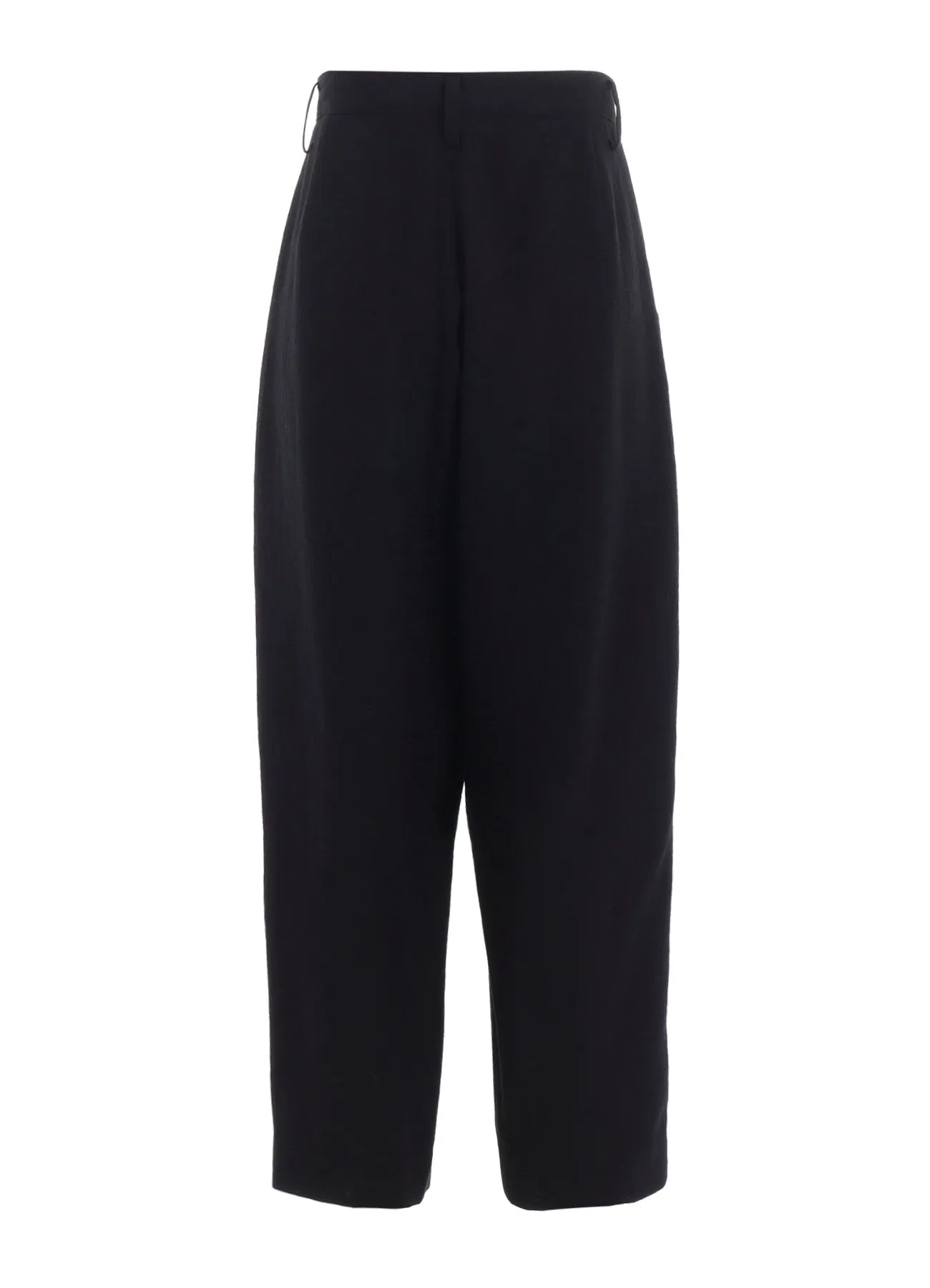 WOOL GAUZE TWILL TUCK WIDE PANTS sold by Yohji Yamamoto product image thumbnail 3