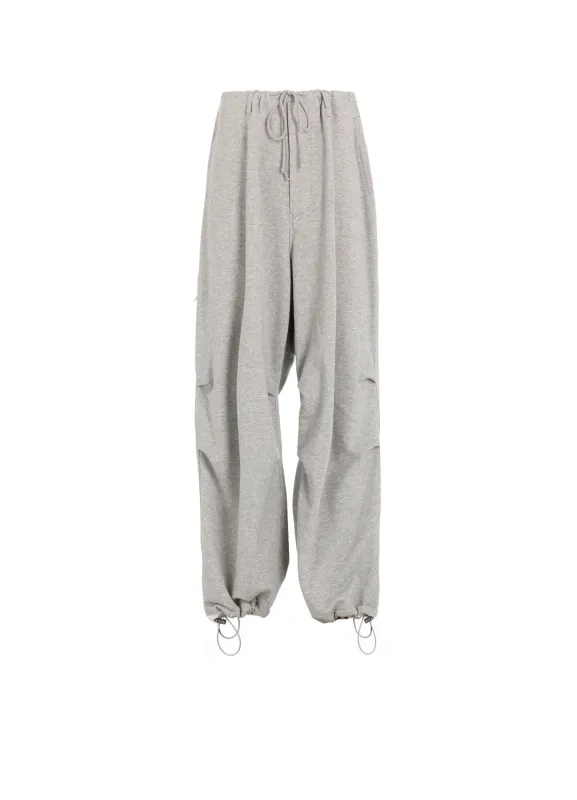 FRENCH TERRY TUCKED PANTS made by Yohji Yamamoto