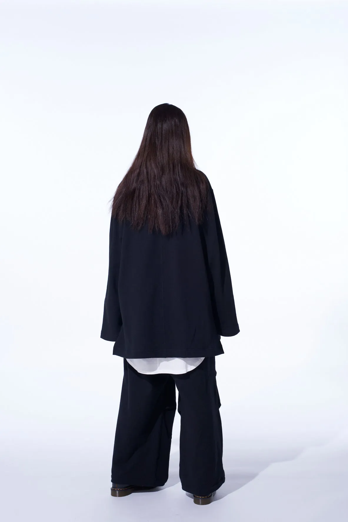 FRENCH TERRY TUCKED PANTS sold by Yohji Yamamoto product image thumbnail 4
