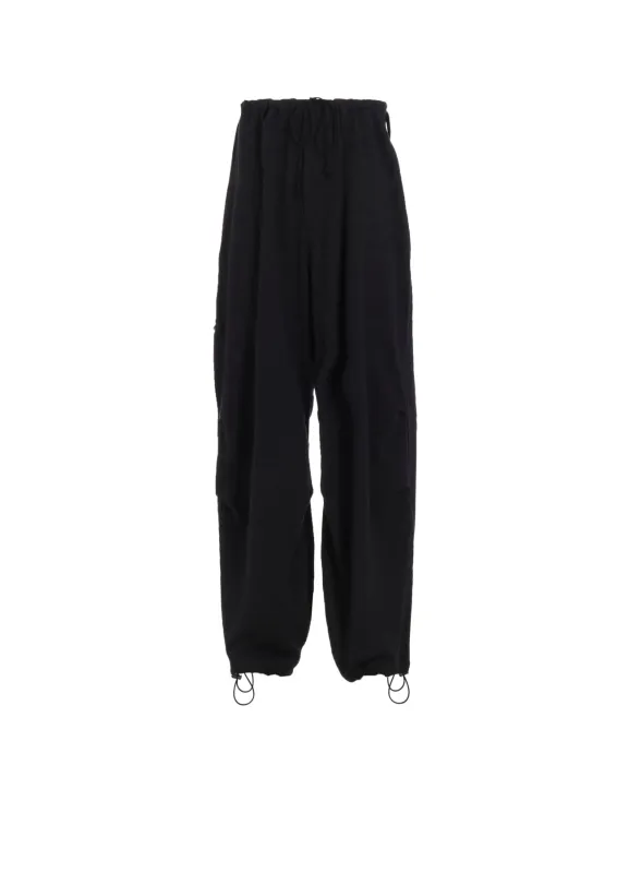 FRENCH TERRY TUCKED PANTS made by Yohji Yamamoto