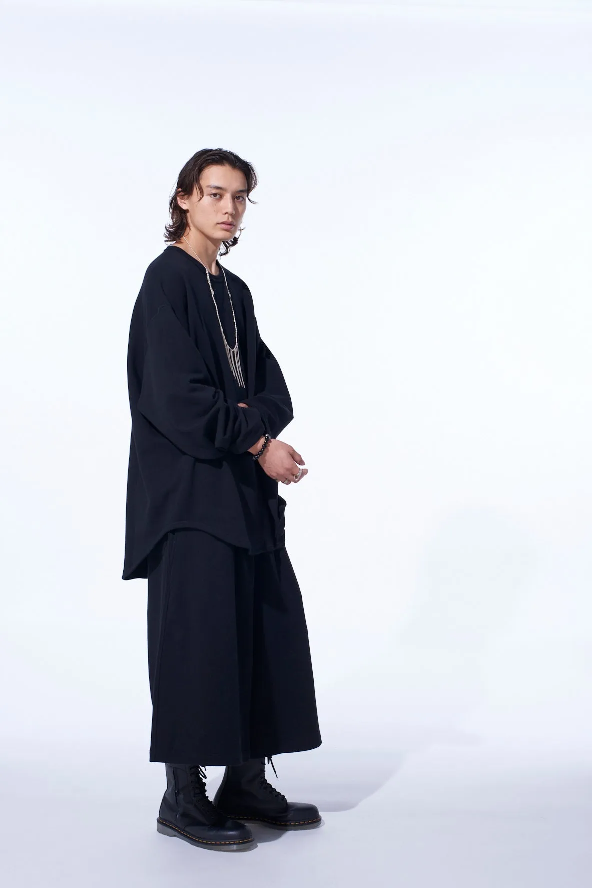 FRENCH TERRY CULOTTE PANTS sold by Yohji Yamamoto product image thumbnail 5