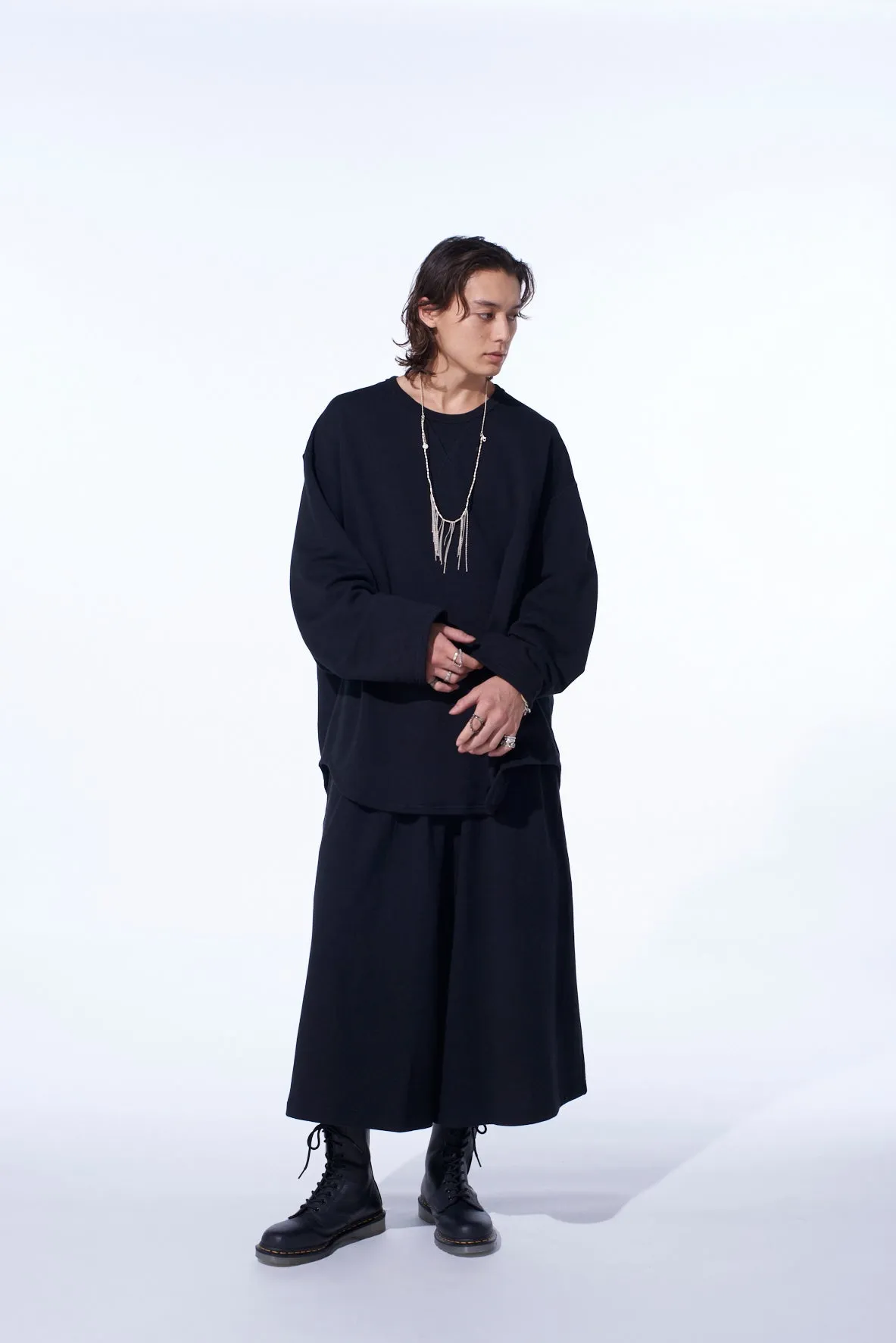 FRENCH TERRY CULOTTE PANTS sold by Yohji Yamamoto product image thumbnail 2