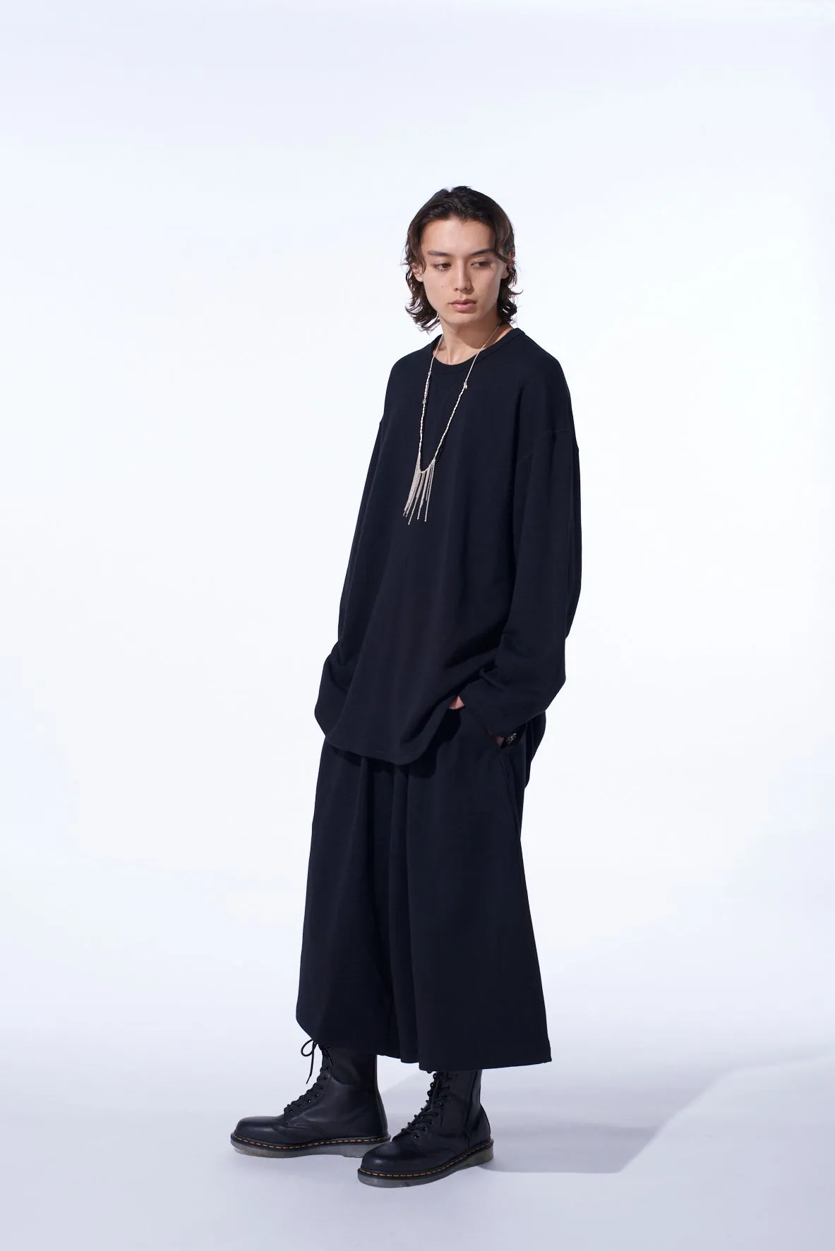 FRENCH TERRY CULOTTE PANTS sold by Yohji Yamamoto product image thumbnail 3