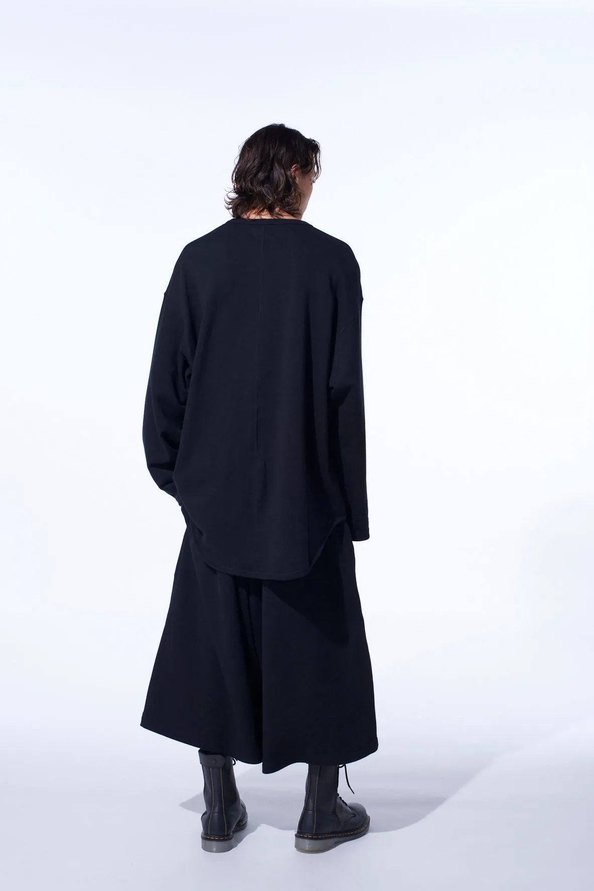 FRENCH TERRY CULOTTE PANTS sold by Yohji Yamamoto product image thumbnail 4