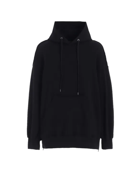 FRENCH TERRY SIDE ZIP HOODIE sold by Yohji Yamamoto
