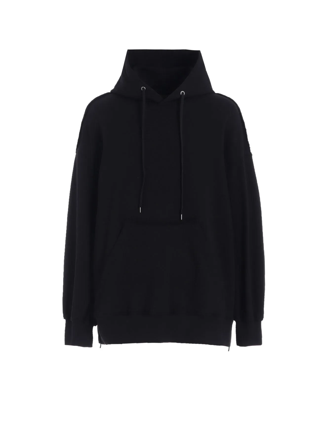 FRENCH TERRY SIDE ZIP HOODIE sold by Yohji Yamamoto