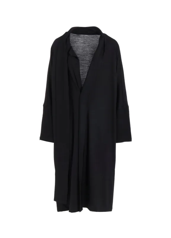 WASHABLE WOOL JERSEY LONG CARDIGAN sold by Yohji Yamamoto