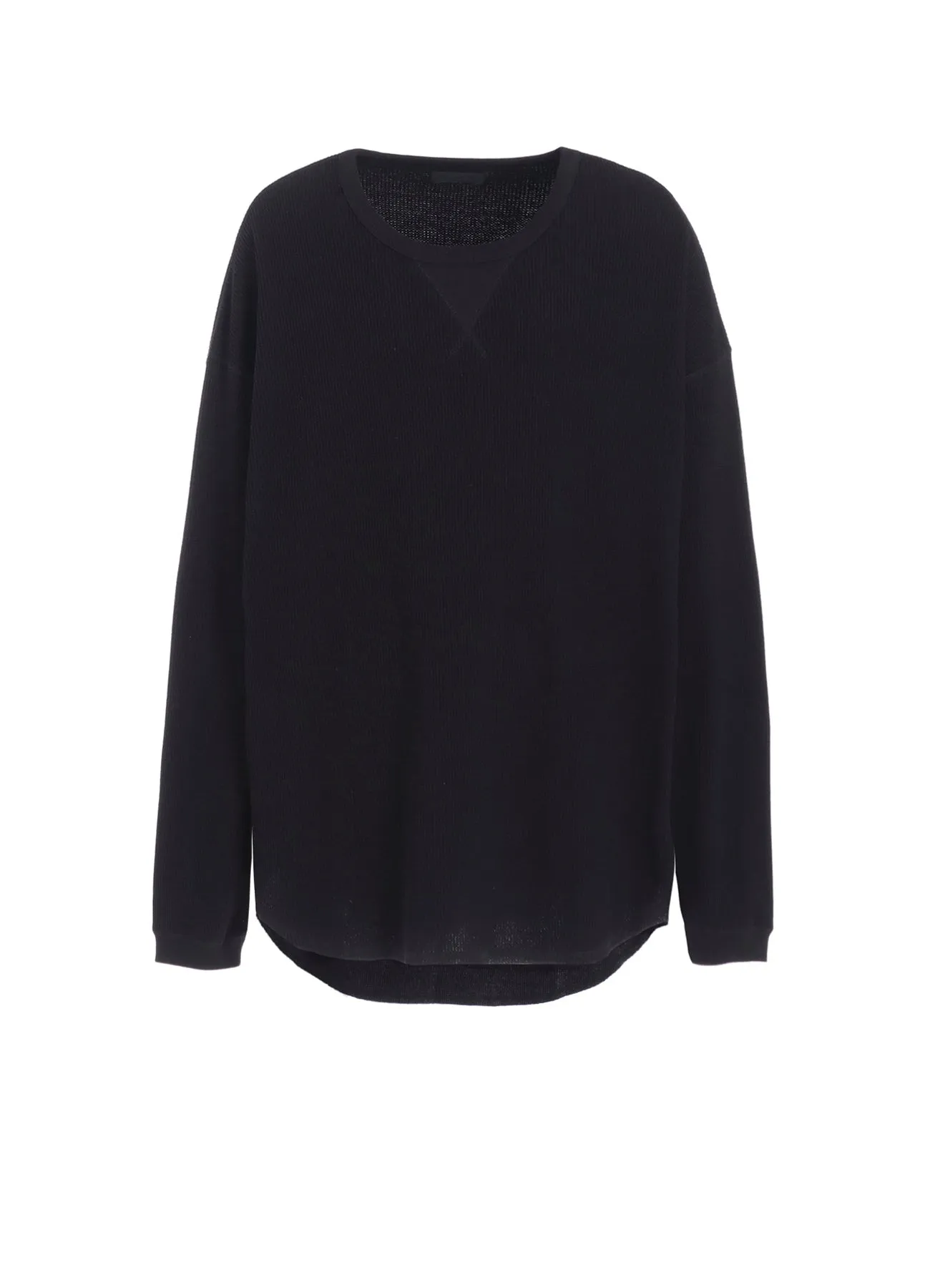 16/THERMAL WAFFLE GUSSET OVERSIZED T-SHIRT sold by Yohji Yamamoto