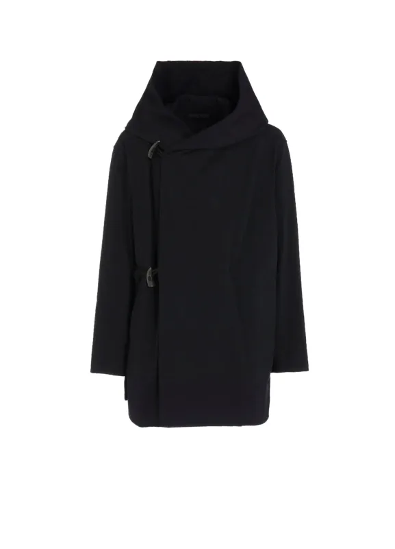 COTTON JERSEY TOGGLE DOUBLE ROBE sold by Yohji Yamamoto